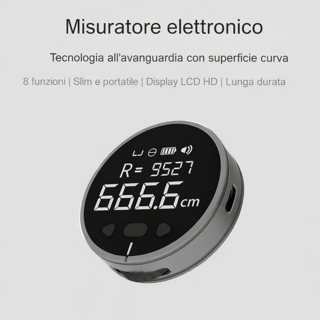 ZAMPEI.it™ Righello di Misurazione Elettronico